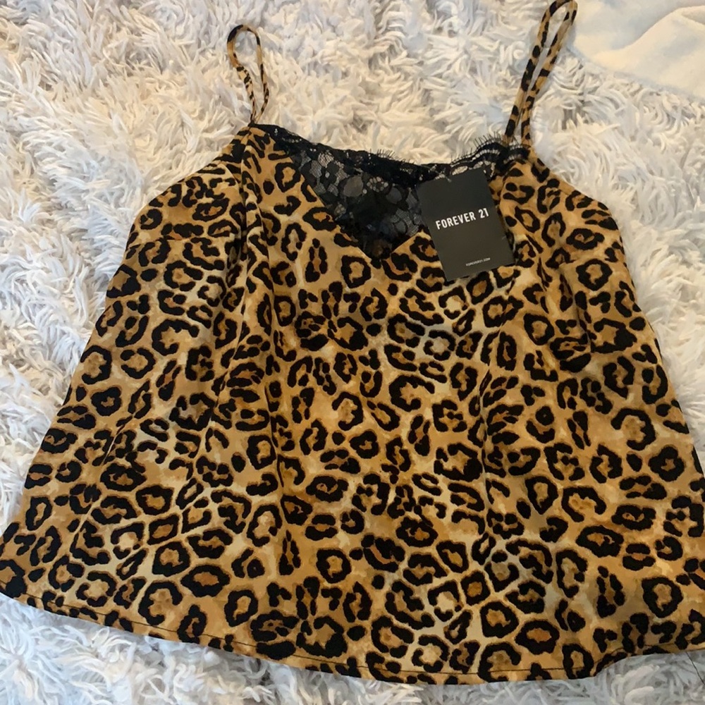 NWT Forever 21 Cheetah Tank